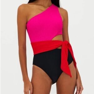 Beach Riot Carlie One Piece Glacier Colorblock